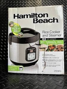 Hamilton Beach Rice Cooker & Steamer - Open Box, 8-Cup Capacity, Model 37510