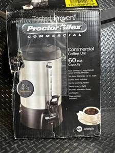 Proctor-Silex Commercial Coffee Urn 60-Cup Capacity - Open Box