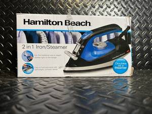 Hamilton Beach 2-In-1 IronSteamer Garment Steamer - Open Box