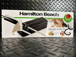 Hamilton Beach Electric Knife Set - Open Box with 8-Inch Carving Blade & 5-Inch Utility Blade