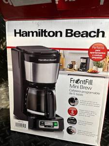 Hamilton Beach FrontFill Mini Brew 5-Cup Coffee Maker - Open Box