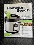 Hamilton Beach Rice Cooker & Steamer - Open Box, 8-Cup Capacity, Model 37510