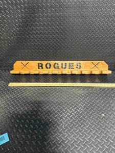 ROGUES Wooden Baseball Bat Rack- 60 Inches Long