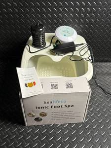 Healifeco Ionic Foot Spa - Includes Original Box & User Guide