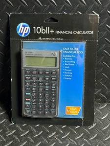 HP 10bII Financial Calculator with Original Packaging
