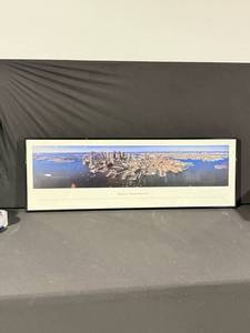Boston, Massachusetts Skyline - Panoramic Framed Cityscape Print