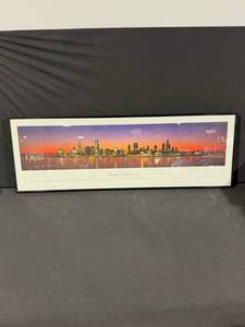 Chicago, Illinois - Series 2 Framed City Skyline Print