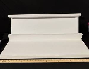 White Painted Wall Shelving  Crown Molding, Assorted Lengths