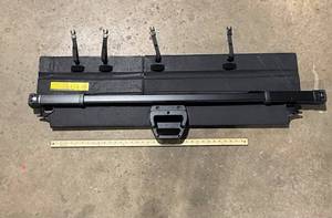 Black Retractable Vehicle Cargo Cover
