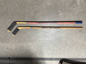 Vintage Northland Pro and Pro Lam Hockey Sticks (Pair) Larson Industries Inc Richford,Vt LeCenter.MN USA