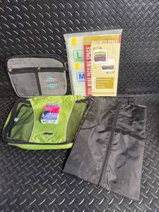 eBags Travel Backpack, Eagle Creek Compression Sack Set & Howard Leight Earplugs - Travel Gear Mix