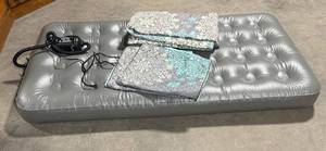 Intex Quick-Fill Air Mattress with Pump Bedspread and Pillow Sham
