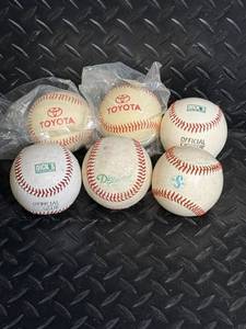 Toyota Baseballs & Dicks Sporting Goods Official League Baseballs (Lot of 5)