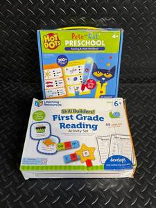 Hot Dots Pete the Cat Preschool Workbook & Learning Resources First Grade Reading Activity Set