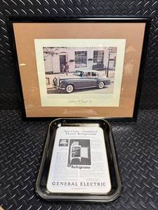 General Electric Refrigerator Ad Print - Now Comes Simplified Electric Refrigeration 1927 Framed Advertisement 1950s Rolls-Royce Silver Cloud II