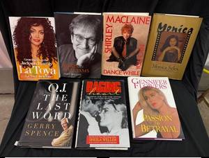 Assorted Celebrity Biographies & Memoirs (Lot of 7)
