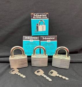 Master 500 Laminated Steel Padlocks with Keys
