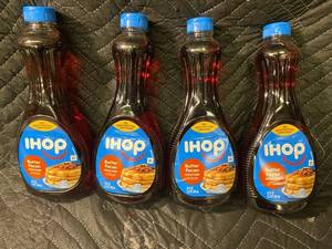 KS 1 - IHOP Butter Pecan Syrup (Lot of 4) - 24 Fl Oz Bottles