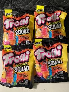 CA 5 - Trolli Sour Brite Squad Gummies - 4 Total Bags