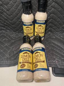 AS 3 - Kelchner Lemon Dill Marinade and Sauce 12 Fl Oz - 4 Total Bottles