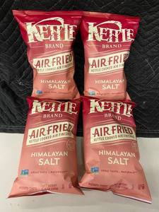 TN 4 - Kettle Brand Air Fried Himalayan Salt Potato Chips (4.25 oz  120 g) - 4 Bags Total