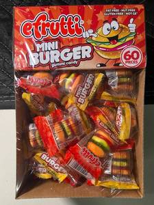 IL 2 - Etutti Mini Burger Gummi Candy - 60 Pieces