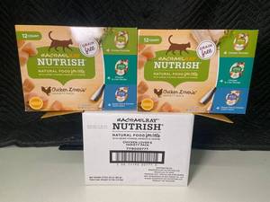 AS 3 - Rachael Ray Nutrish Natural Cat Food - Chicken Liver Recipe & Ocean Fish Catch-iatore (Lot of 2)