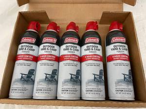 Coleman Outdoor Yard & Camp Fogger 16 oz (Lot of 5)