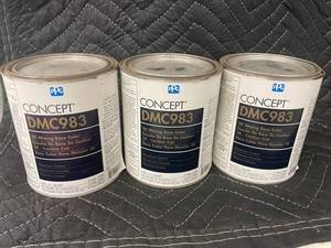 PPG Concept DMC983 2K Mixing Base Color Aluminum Coarse - 3 x Quart Cans