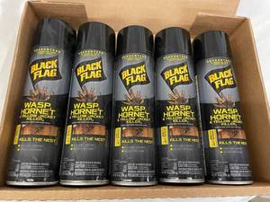 Black Flag Wasp Hornet & Yellow Jacket Killer Aerosol Spray (Lot of 6)