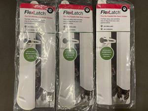 FlexLatch The No-Hassle Pet Door Holder - 3-Pack