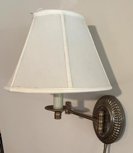 LLLR - Vintage Wall Mount Lamp with Fabric Shade