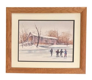LLBR - Wintry Scene Print by Steve Palomchak