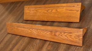 LLBR - Two Oak Wall Mounted Shelves