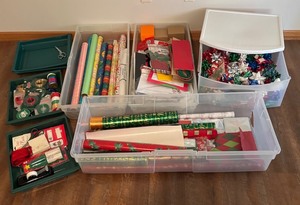LLLR - Assorted Gift Wrapping Paper, Ribbon, Bags, Boxes and More