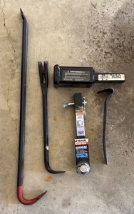 G - PowerTow Drawbar & Assorted Trailer Hitch Components - Tire Irons & Hardware