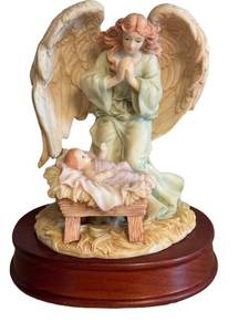 LR - Seraphim Classics Francesca Loving Guardian 8.5-Inch Porcelain Angel Figurine