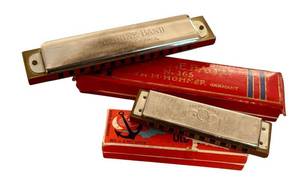 K2 - Vintage M. Hohner Marine Band No. 365 & 34B Harmonicas (Lot of 2) - Made in Germany