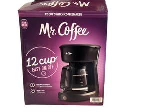 Mr. Coffee 12-Cup Switch Coffeemaker - New