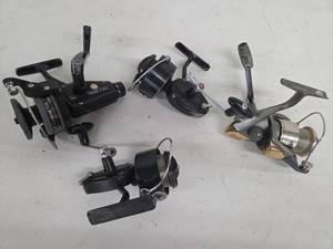 Mixed lot of 4 Assorted Fishing Reels