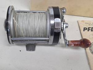 Pflueger Sea King No. 2188-2188E Reel - Made in USA with Line Capacity Card