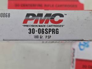 PMC 30-06 Springfield 180 Grain PSP Centerfire Rifle Cartridges (3 Boxes)