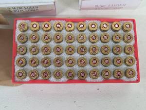 9mm Luger Ammunition Assortment - 115gr JHP Gold Dot Hollow Point (50 RoundsBox) - MinMac Custom