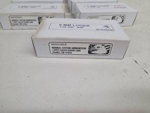 Minmac Custom Ammunition 9mm Luger 115 GR. JHP - 50 Rounds