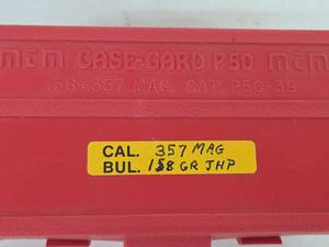Winchester .357 Magnum 158 Grain Jacketed Hollow Point -