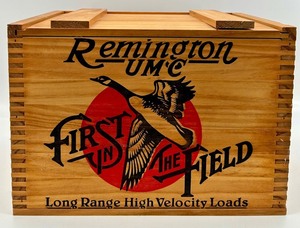 Remington UMC Long Range High Velocity Loads Wood Crate