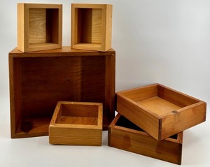 Vintage Wood Display Boxes