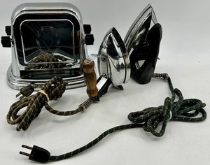 Vintage McGraw-Edison Bersted Division Toaster Model 71 & Samson Electric Iron No. 143 and More