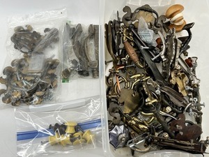 Assorted Vintage Hardware & Fasteners - Hinges, Knobs, Brackets & Screws