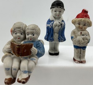 Vintage Made in Japan Ceramic Childre Figurines